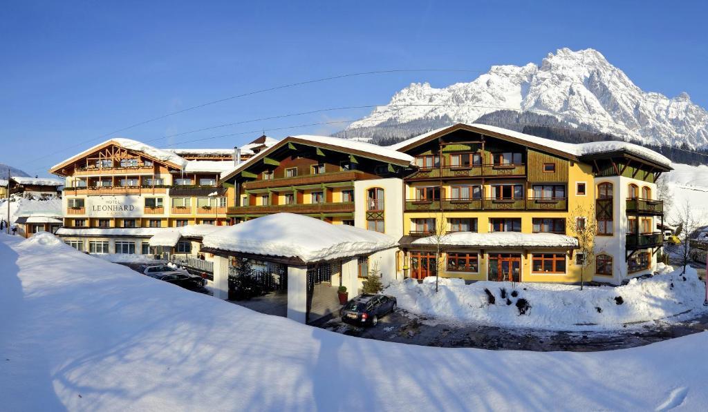 Hotel Leonhard Leogang Esterno foto
