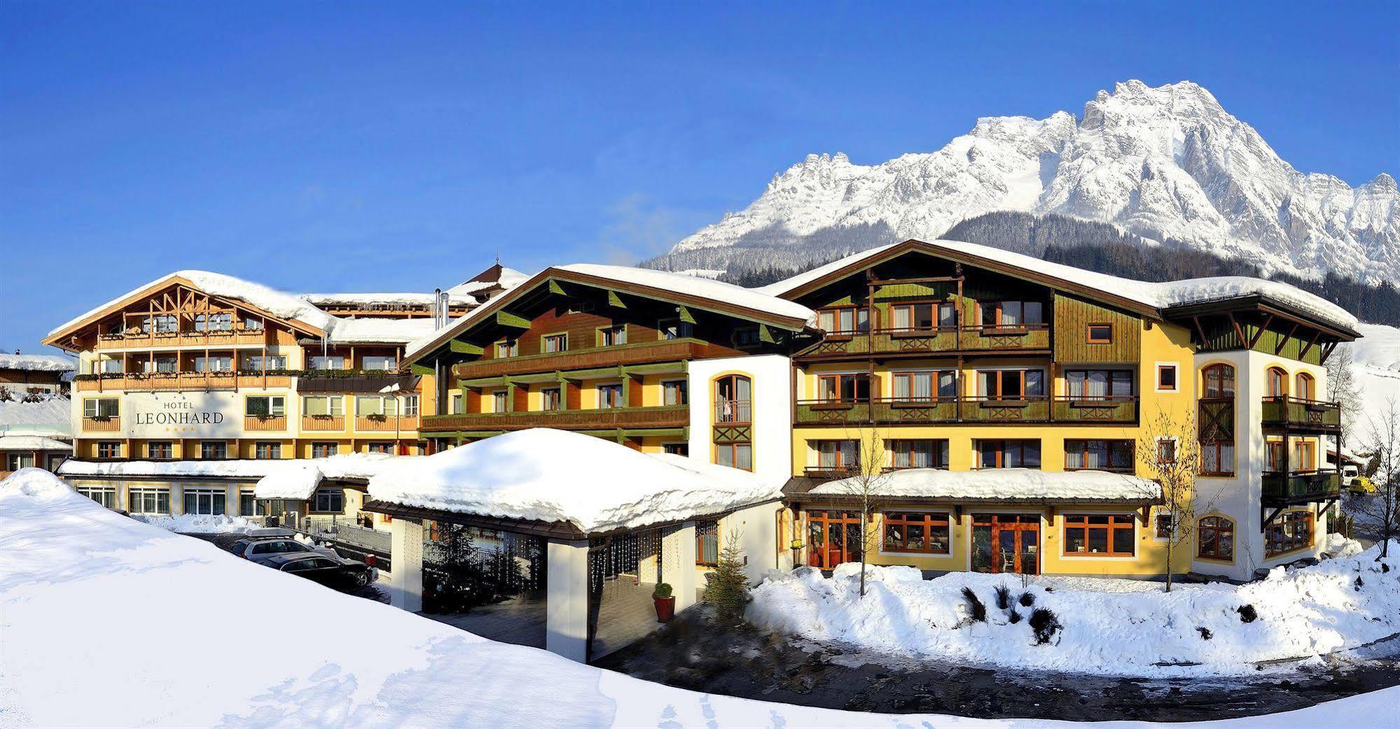 Hotel Leonhard Leogang Esterno foto